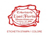 Etichette adesive per erboristerie, cosmetica, cosmesi (mm46X32)  (cod.11M )